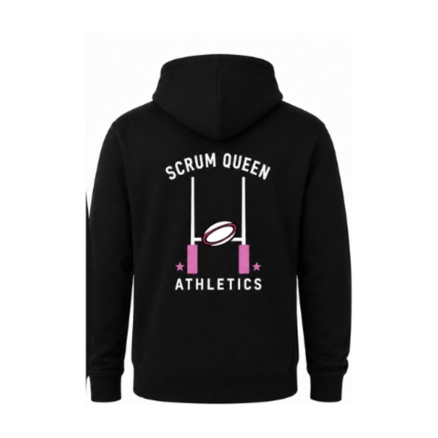 Uprights Hoodie Black back