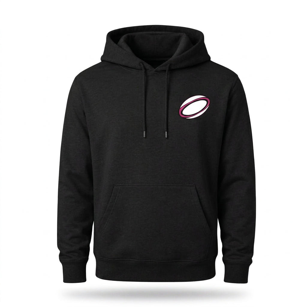 Uprights Hoodie Black front